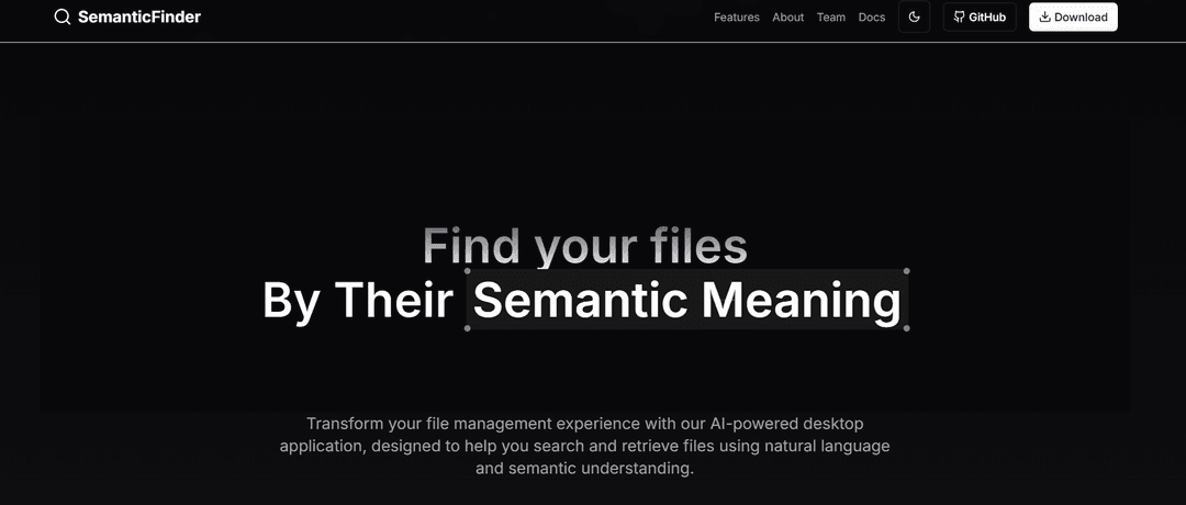 Semantic File Explorer