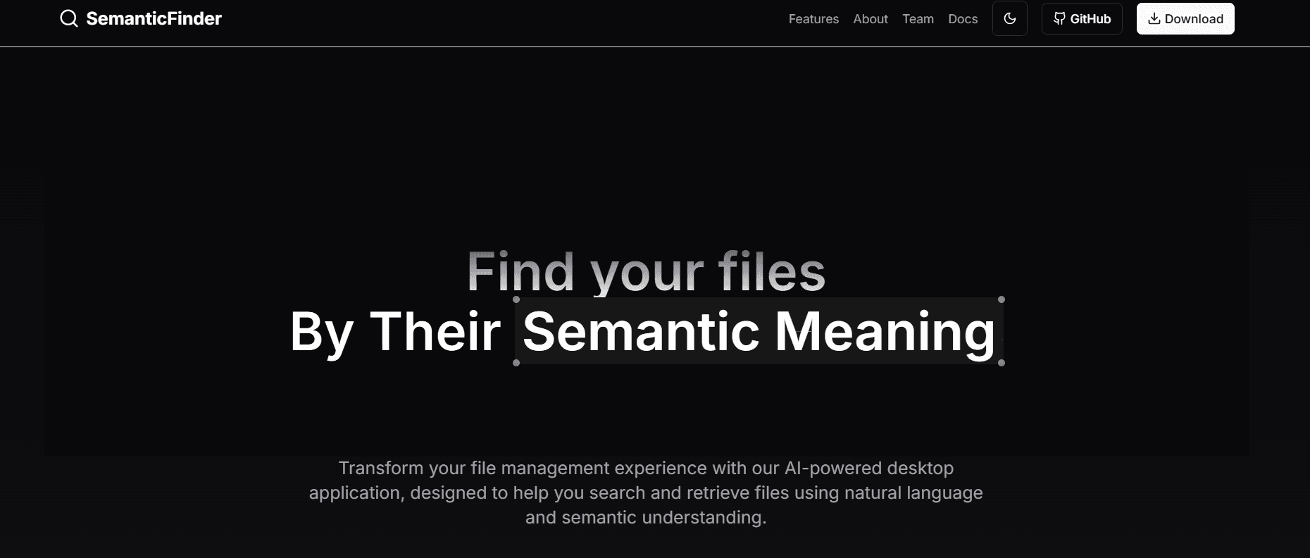 Semantic File Explorer