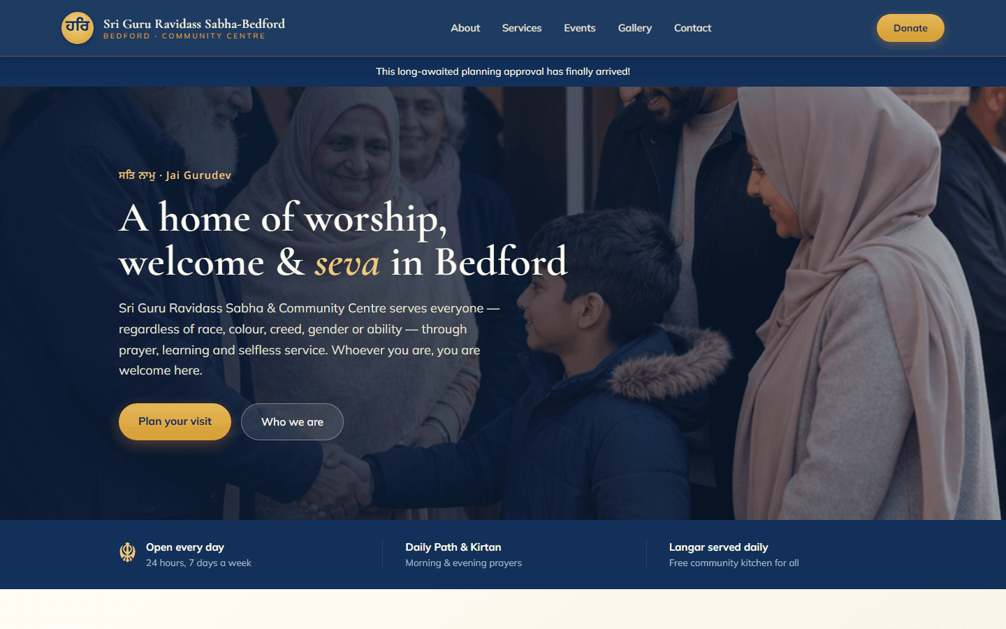 Sri Guru Ravidass Sabha Bedford preview