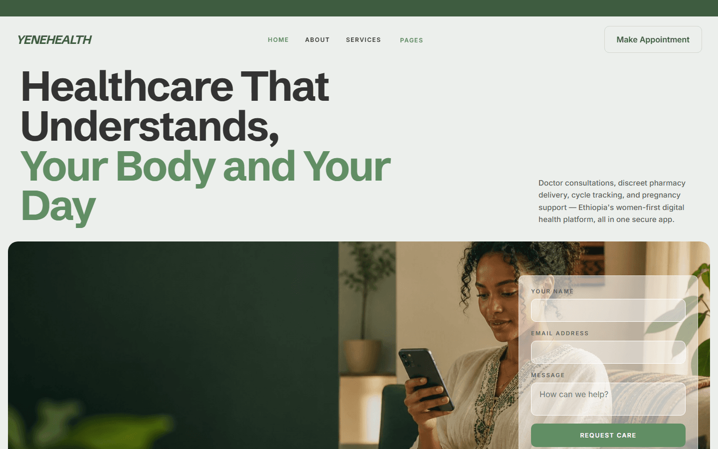 YeneHealth preview